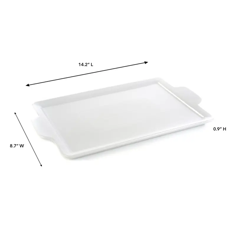 Marco Collection Banquet Platter - 14 in L x 8.8 in W x .8 in H - Set of 4 Marco Collection Banquet Platter - 14 in L x 8.8 in W x .8 in H - Set of 4