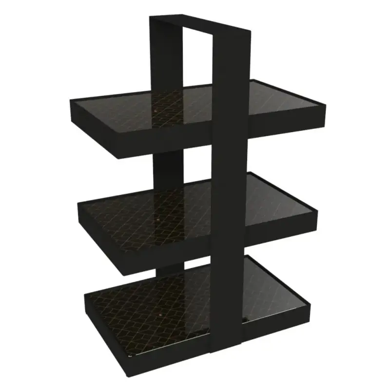 My Glass Studio Tea Stand, Black - Set of 2 - 29.0 x 18.4 x 43.2 cm My Glass Studio Tea Stand, Black - Set of 2 - 29.0 x 18.4 x 43.2 cm