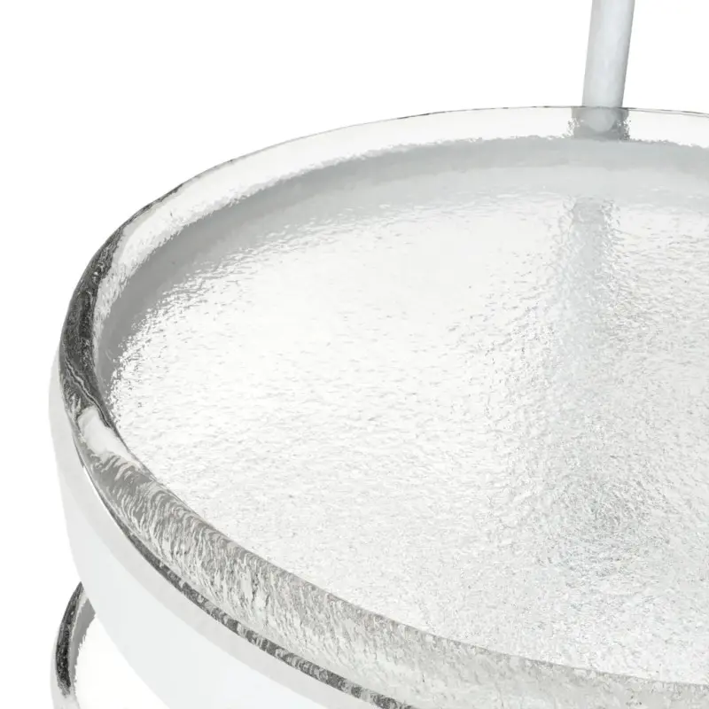 My Glass Studio Tea Stand, Clear - 38.1 x 35.7 x 34 cm