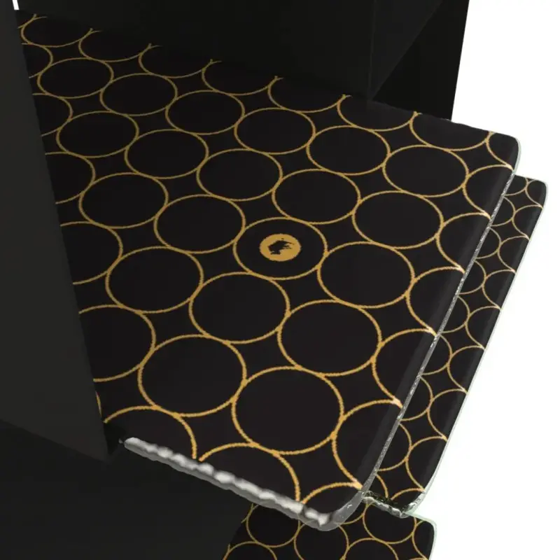 My Glass Studio Tea Stand, Black - 31.0 x 18.0 x 50 cm