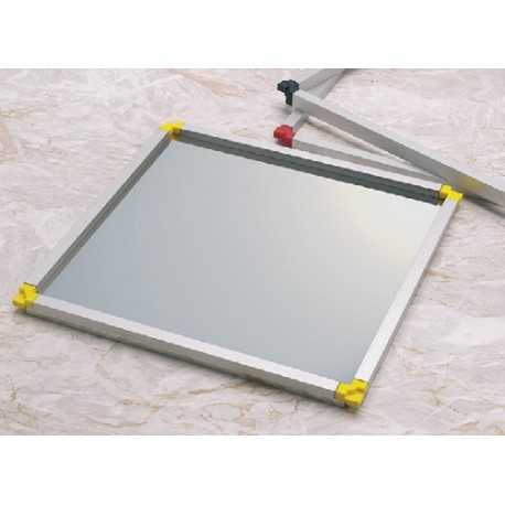 Matfer Bourgeat Stackable Ganache Frame Set (with one 3/8'' Frame) 13 3/4'' x 13 3/4'' x 3/8'' - 10 mm