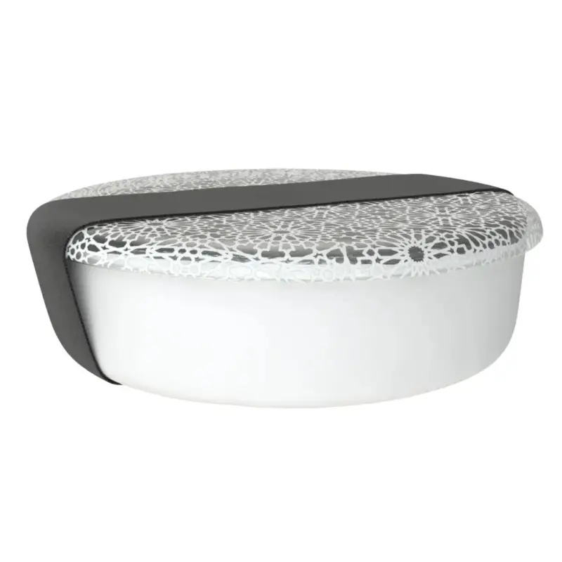 My Glass Studio Bento Box, White - Set of 4 - Dia: 15 cm, H: 4 cm My Glass Studio Bento Box, White - Set of 4 - Dia: 15 cm, H: 4 cm