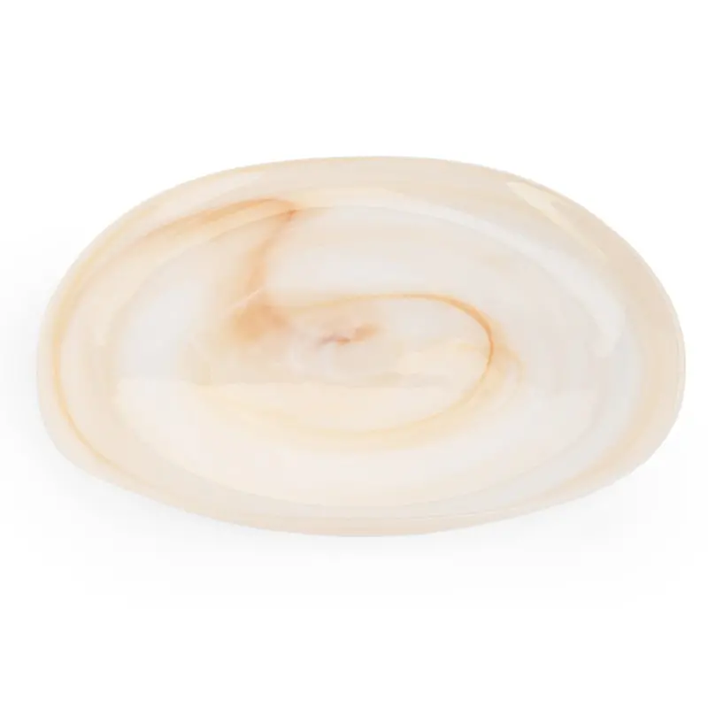 Impresa Collection Platter Tan - 4 in Dia x 2 in H Impresa Collection Platter Tan - 4 in Dia x 2 in H