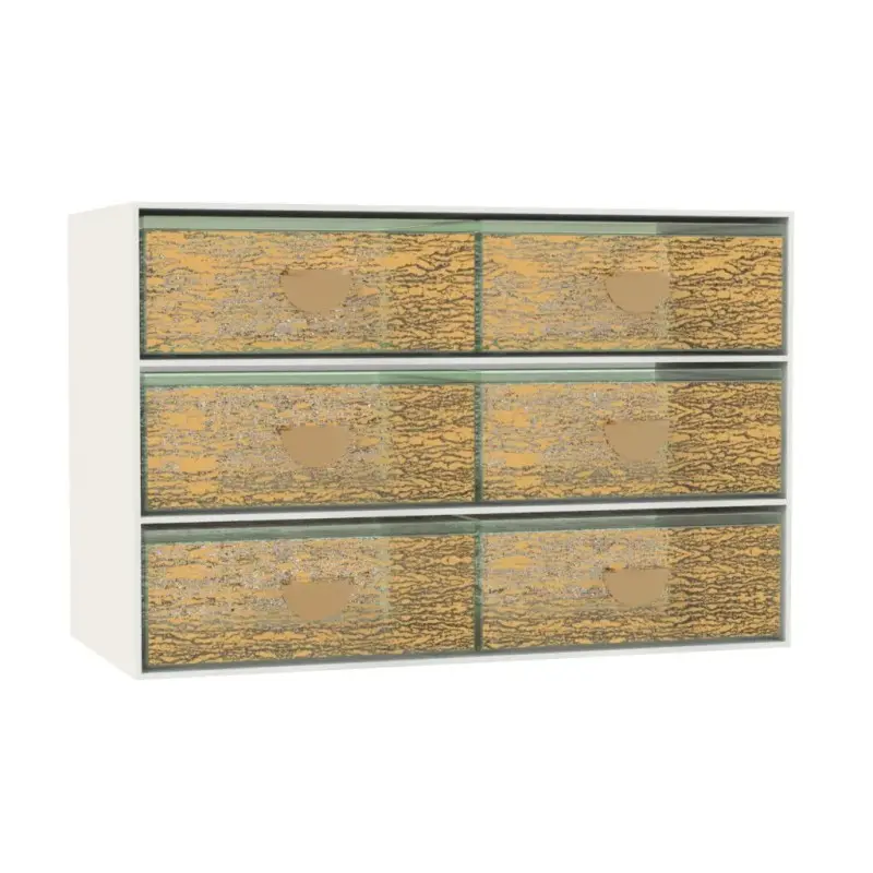 My Glass Studio Bento Box, Gold - Set of 3 - 28.6 x 14.0 x 19 cm My Glass Studio Bento Box, Gold - Set of 3 - 28.6 x 14.0 x 19 cm