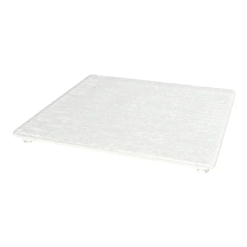 My Glass Studio Footed Board, White - Set of 6 - 30.0 x 30.0 x 2 cm - MyGlassStudio