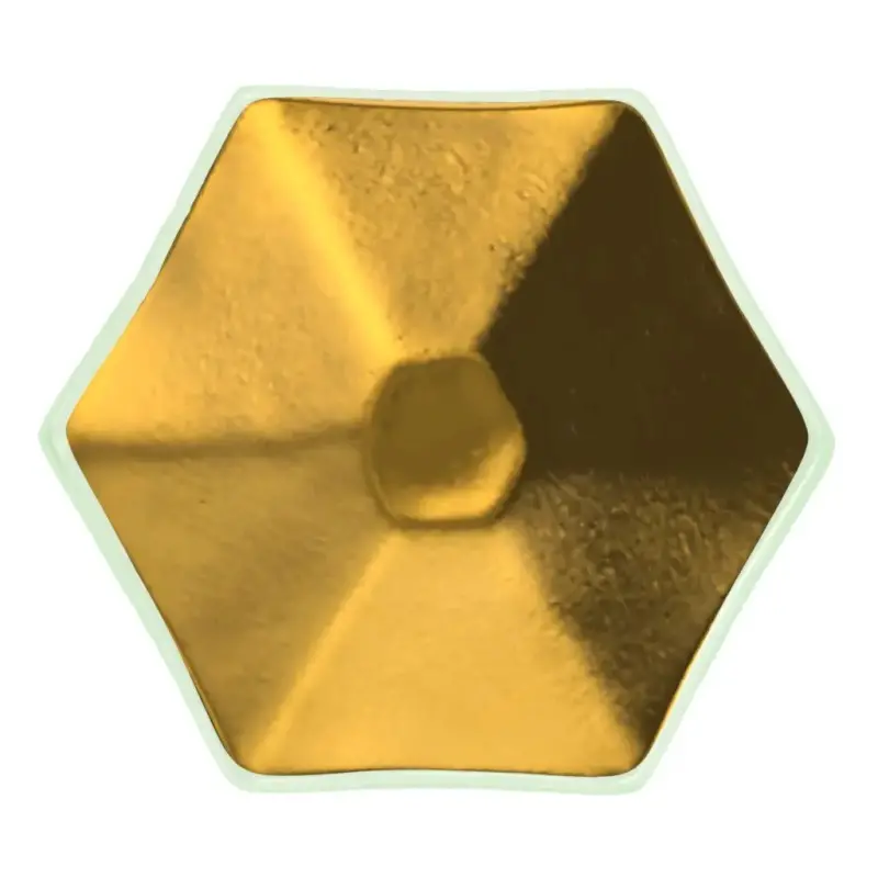 My Glass Studio Tasting Plate, Gold - Set of 24 - Dia: 12 cm, H: 2 cm My Glass Studio Tasting Plate, Gold - Set of 24 - Dia: 12 cm, H: 2 cm