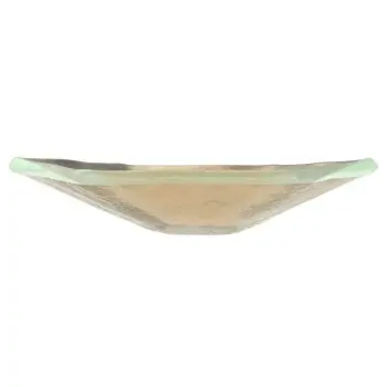My Glass Studio Tasting Plate, Gold - Set of 24 - Dia: 12 cm, H: 2 cm