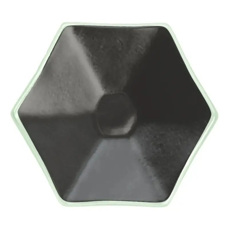 My Glass Studio Tasting Plate, Grey - Set of 24 - Dia: 12 cm, H: 2 cm