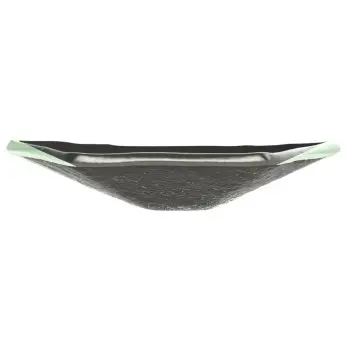 My Glass Studio Tasting Plate, Grey - Set of 24 - Dia: 12 cm, H: 2 cm