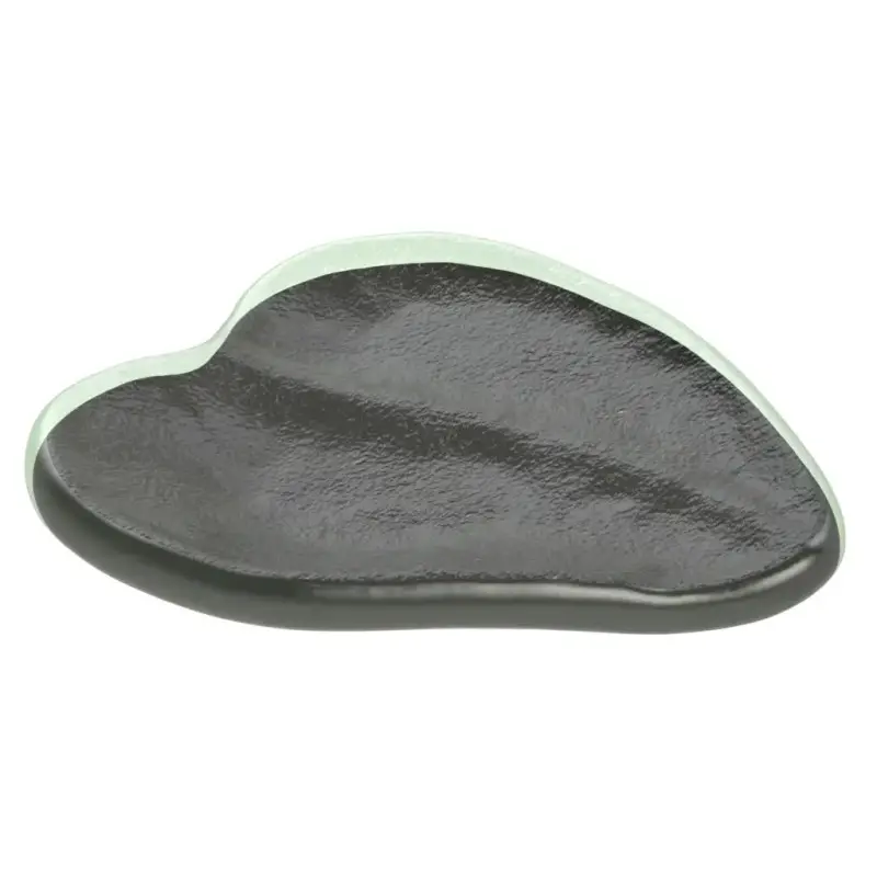 My Glass Studio Tasting Plate, Grey - Set of 20 - 6.5 x 5.5 x 1 cm
