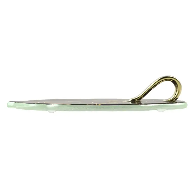 My Glass Studio Tasting Plate, Black - Set of 12 - 15.5 x 9.0 x 3 cm