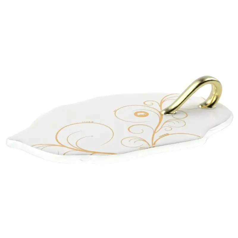 My Glass Studio Tasting Plate, White - Set of 12 - 15.5 x 9.0 x 3 cm