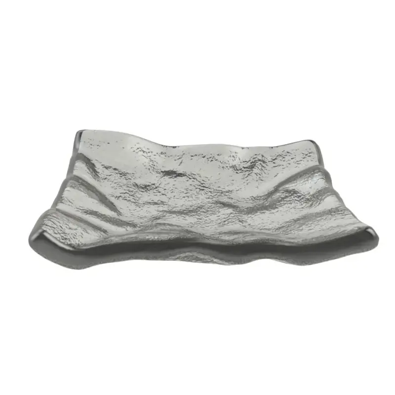 My Glass Studio Tasting Plate, Grey - Set of 6 - 8.5 x 8.5 x 2 cm My Glass Studio Tasting Plate, Grey - Set of 6 - 8.5 x 8.5 x 2 cm