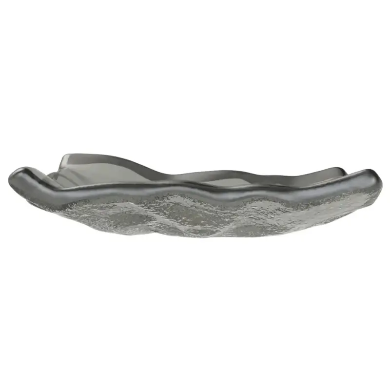My Glass Studio Tasting Plate, Grey - Set of 6 - 8.5 x 8.5 x 2 cm My Glass Studio Tasting Plate, Grey - Set of 6 - 8.5 x 8.5 x 2 cm