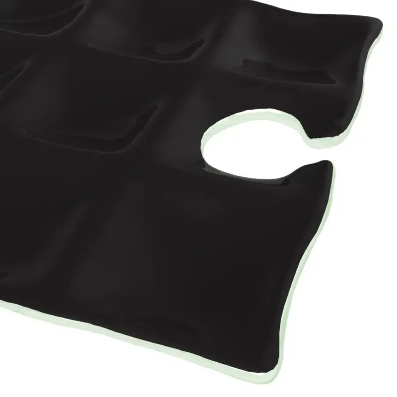 My Glass Studio Wine Holder Plate, Black - Set of 10 - 22.5 x 22.5 x 1.8 cm