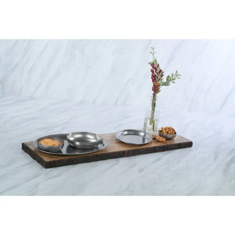 Garda Collection Small Snack Plate - 7.5 in L x 5.75 in W Garda Collection Small Snack Plate - 7.5 in L x 5.75 in W