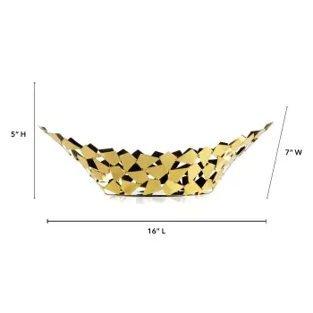 Gala Collection Oval Basket - 16 in L x 7 in W x 5 in H