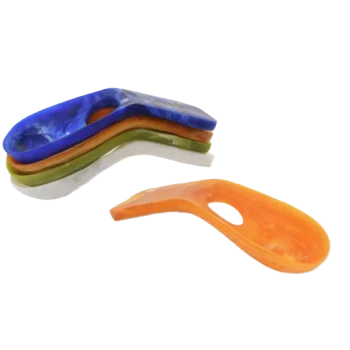 Fortuna Collection Spoon Rest Orange - 10 in L x 3.2 in W x 2.36 in H