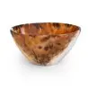 Fortuna Collection Snack Bowl Tortoise - 12 in Dia x 5 in H
