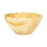 Fortuna Collection Snack Bowl Yellow/White - 5.5 in Dia x 3 in H