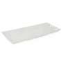 Fortuna Collection Large Rectangular Platter White - 20.5 in L x 10 in W x 1 in H
