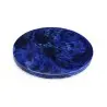 Fortuna Collection Large Footed Platter Cobalt - 7.75 in Dia x 0.7 in H