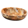 Fortuna Collection Medium Bowl Red/White - 12 in Dia x 5 in H