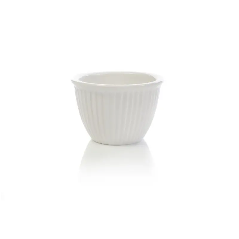 Fluted Collection Tapered Ramekin - 3.5 in Dia x 2.5 in H in - 4.5 oz Fluted Collection Tapered Ramekin - 3.5 in Dia x 2.5 in H in - 4.5 oz