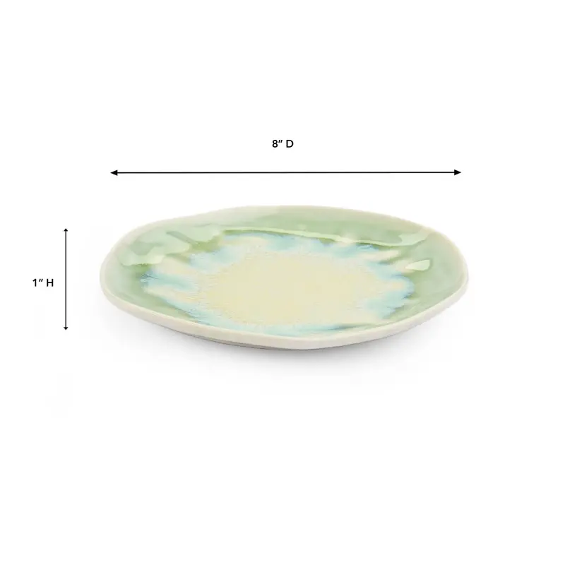 Fiore Collection Side Plate - 11 in Dia x 1.3 in H - Set of 6