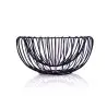 Comet Collection Metal Large Serving Bowl Black - 14.5 in Dia x 6.5 in H