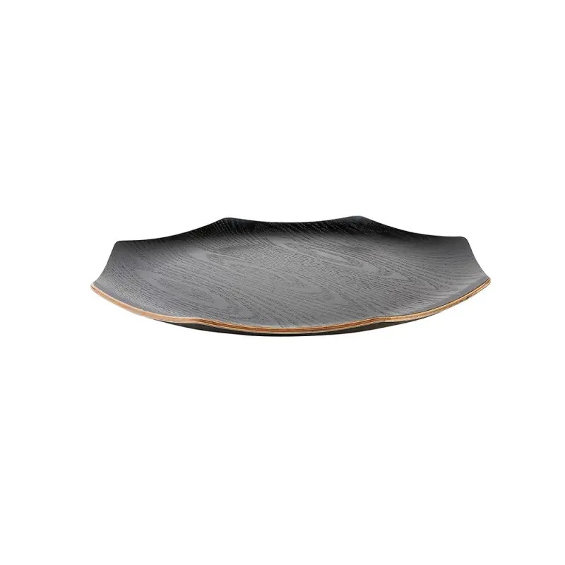 Boden Collection Small Tray Black - 13.0 in Dia x 0.7 in H - Set of 12 Boden Collection Small Tray Black - 13.0 in Dia x 0.7 in H - Set of 12