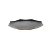 Boden Collection Small Tray Black - 13.0 in Dia x 0.7 in H - Set of 12