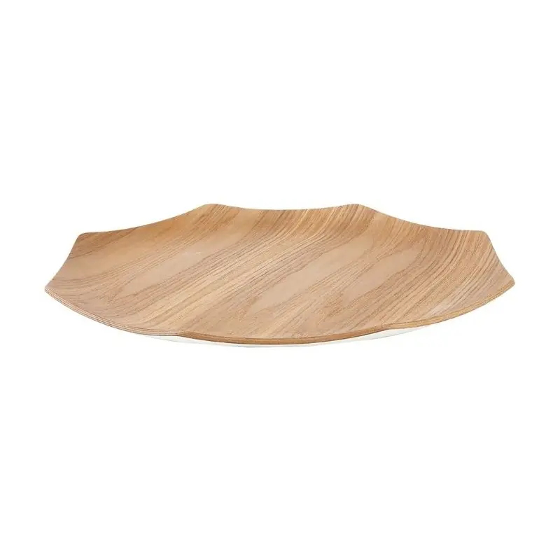 Boden Collection Small Tray Natural - 13.0 in Dia x 0.7 in H - Set of 12 - Impulse