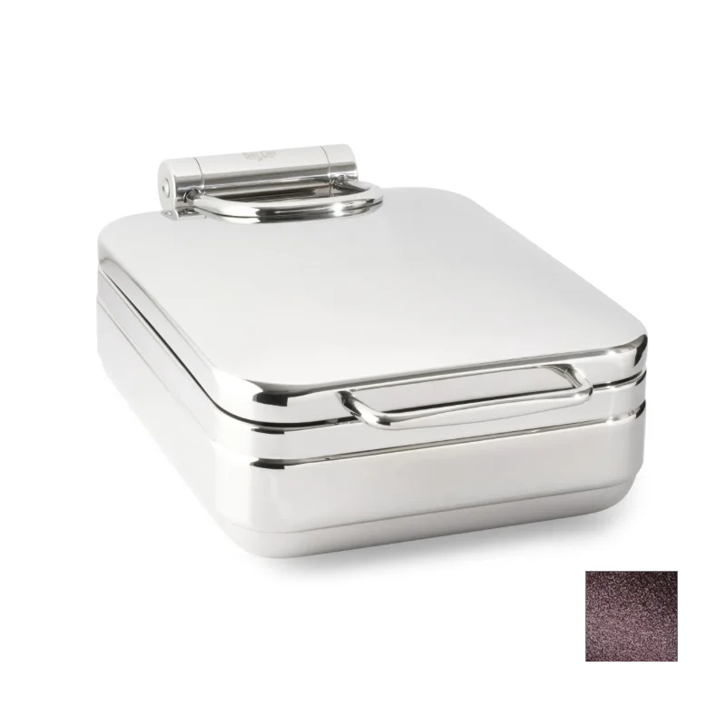 Bon Chef Stainless Steel Chafer - Half Size - Square - 4.25 qt.