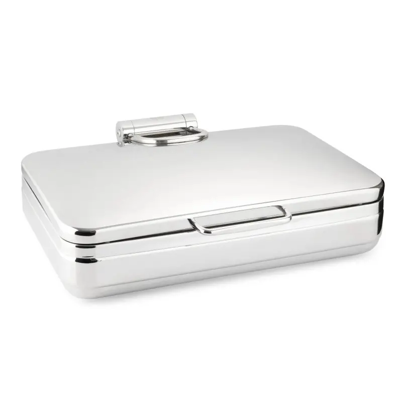 Bon Chef Black Finish Chafer - Full Size - Rectangle - 8 qt.