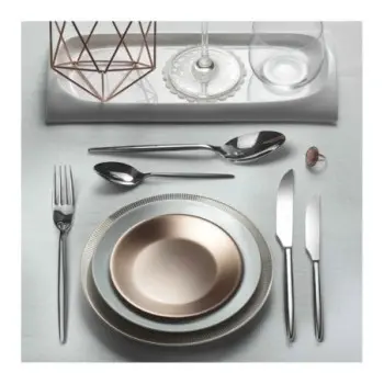 Pintinox Stainless Steel Elegant Style Serving Fork - Set of 24
