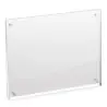 Bon Chef Angled Acrylic Table Sign - Magnetized - 9" x 7" x 1"