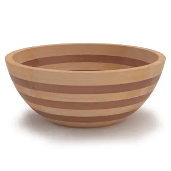 Bon Chef Wooden Bowl - Round - 13" x 5.12"
