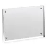 Bon Chef Angled Acrylic Table Sign - Magnetized - 5" x 7" x 1"