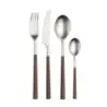 Pintinox Stainless Steel Elegant Hive Merlot Table Fork - Set of 24