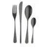 Pintinox Stainless Steel Elegant Audrey Velvet Total Black Moka Spoon - Set of 24