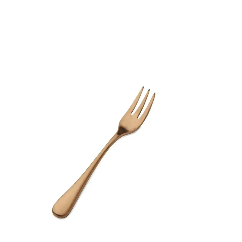 Bon Chef Como Oyster Fork - 5 - 1/2" - Rose Gold Matte - Set of 12 Bon Chef Como Oyster Fork - 5 - 1/2" - Rose Gold Matte - Set of 12