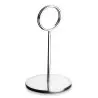 Bon Chef Table Card Stand - Spiral Clip - Chrome