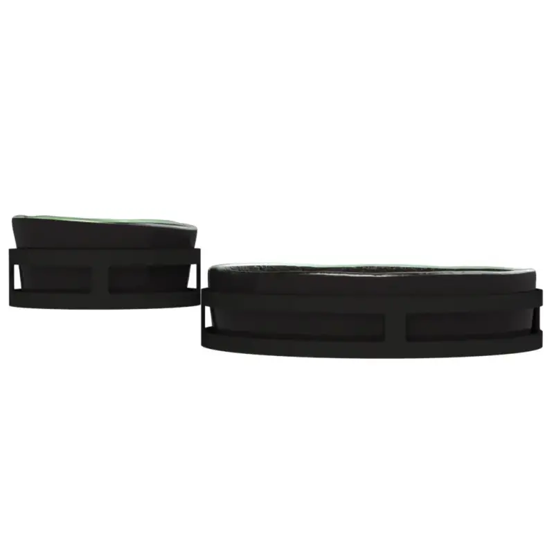 My Glass Studio Chip Dip Server, Black - Set of 2 - 29.0 x 18.5 x 8.0 cm My Glass Studio Chip Dip Server, Black - Set of 2 - 29.0 x 18.5 x 8.0 cm