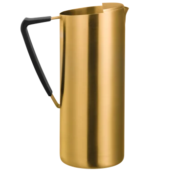 Service Ideas Water Pitcher 64 Ounce Vintage Gold Finish