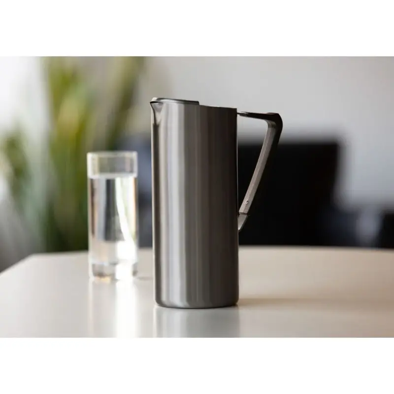 Service Ideas Water Pitcher 64 Ounce Dark Tungsten Finish Service Ideas Water Pitcher 64 Ounce Dark Tungsten Finish