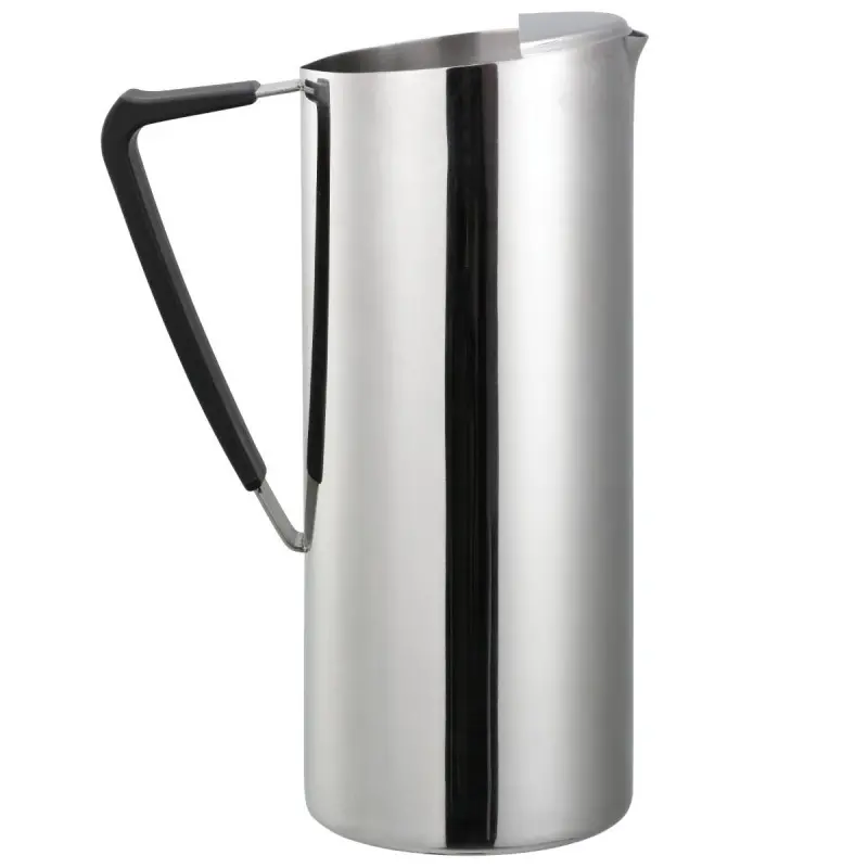 Service Ideas Water Pitcher 64 Ounce Polished Stainless Steel