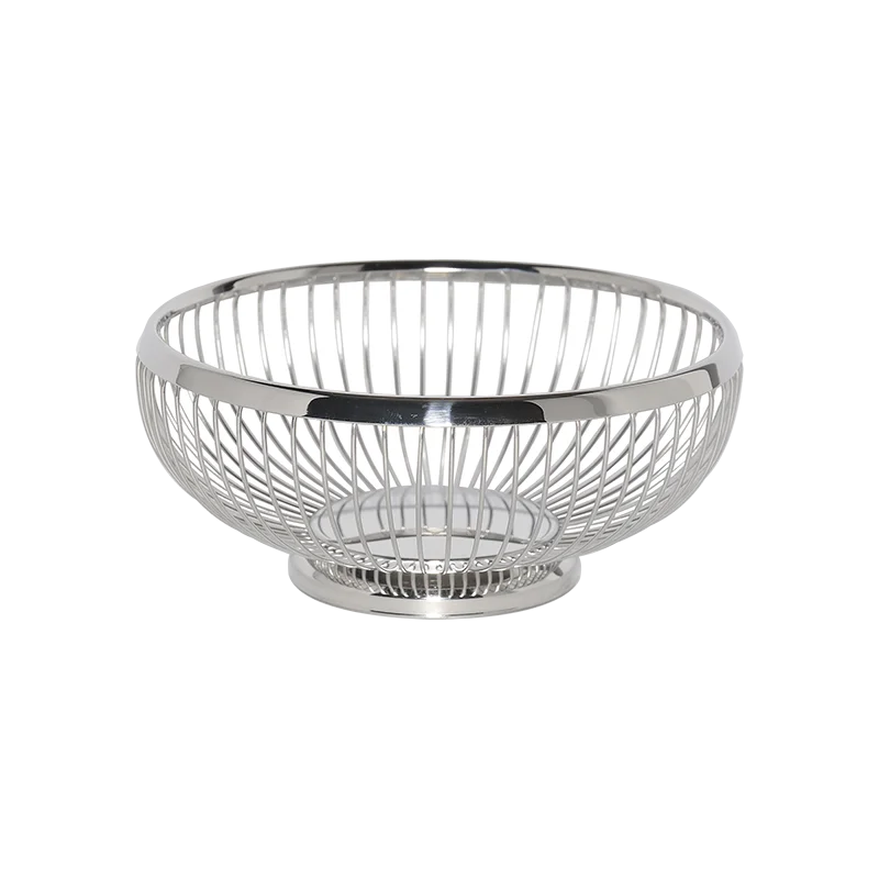 Service Ideas Wire Basket 8.5 Inch Round Service Ideas Wire Basket 8.5 Inch Round