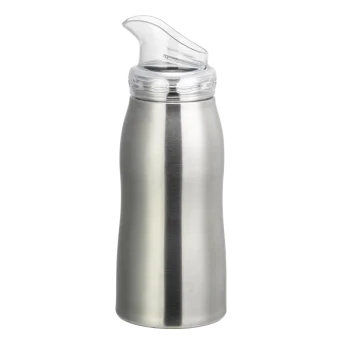 Service Ideas Versa Vacuum Insulated 0.7 Liter Brushed Finish With Rose Gold Lid