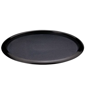 Service Ideas Tray 18 8 Stainless Steel With Removable Insert 16 x 14 Black Onyx Finish